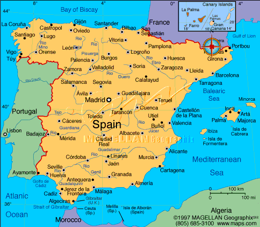cidades da Espanha